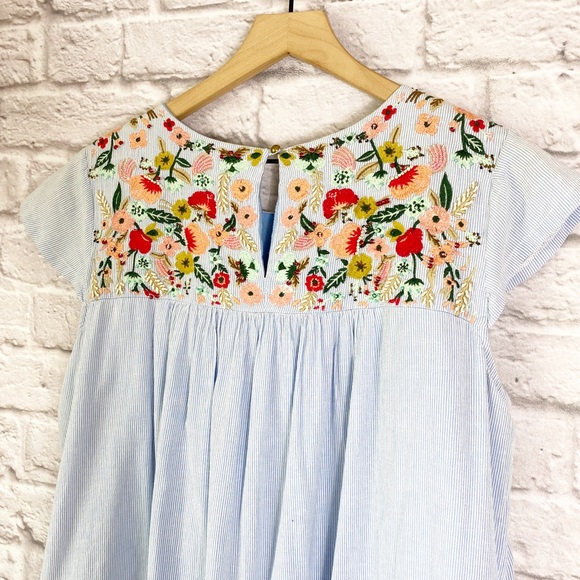 Anthropologie Maeve Chrissy Embroidered Dress - Picture 8 of 9